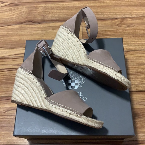 Vince Camuto Leera Wedges in Dusty Mink - Picture 5 of 10